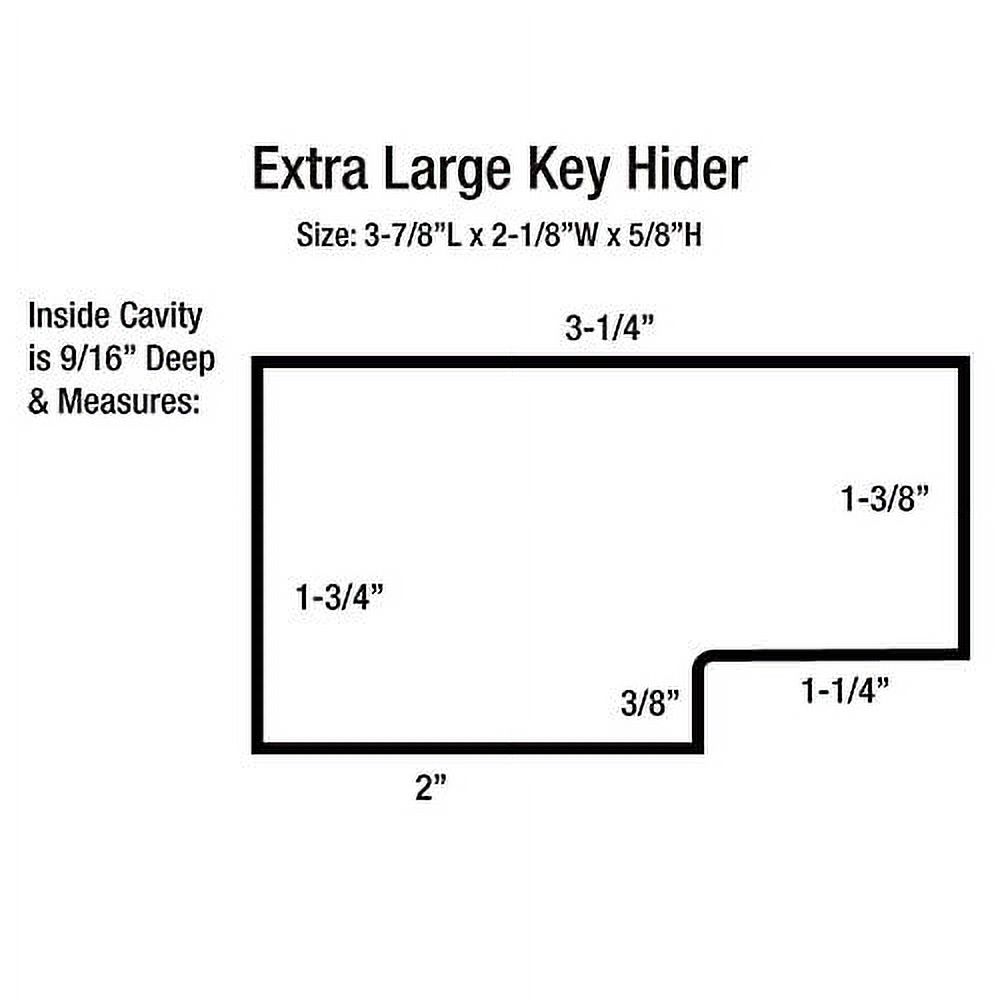 Lucky Line Magnetic Key Hider, Extra Large, (2 Pack) - Walmart.com