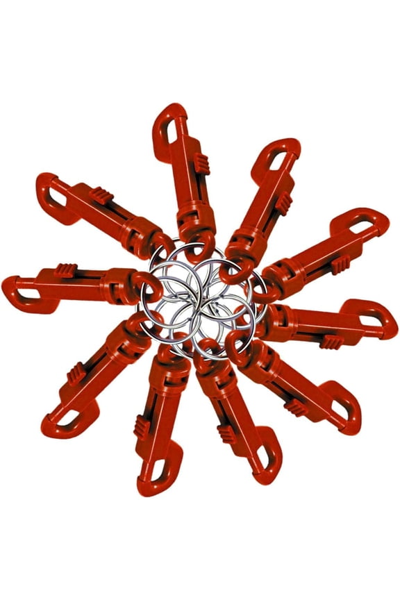 Plastic Key Clip,Plastic,Red,PK25 41570