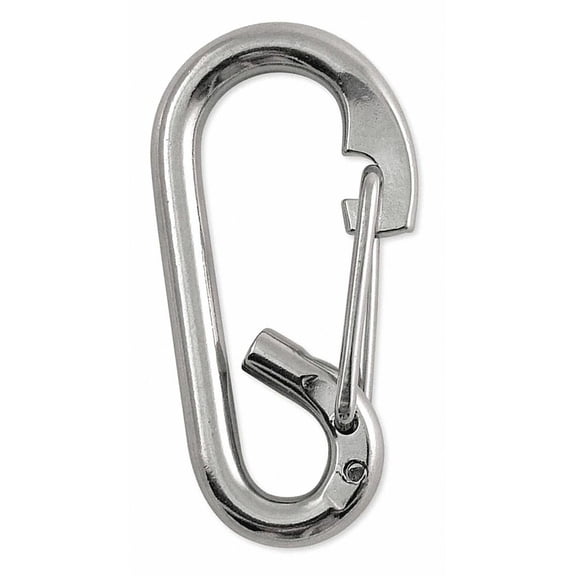 Lucky Line Products Spring Snap,HD,Steel,L 2 3-8 In 4GGR3 4GGR3 ZO-G0952122