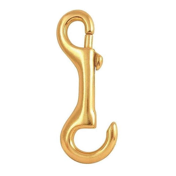 Lucky Line Slide Bolt Snap, Bronze, 9/16 in Eye Dia 4GGK3