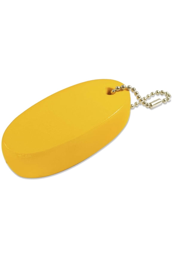 Soft Key Float with Ball Chain, 1 per Card, Yellow 92801