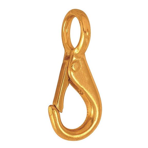 Lucky Line Spring Snap, Bronze, 3/4 in Eye Dia 4GGV9