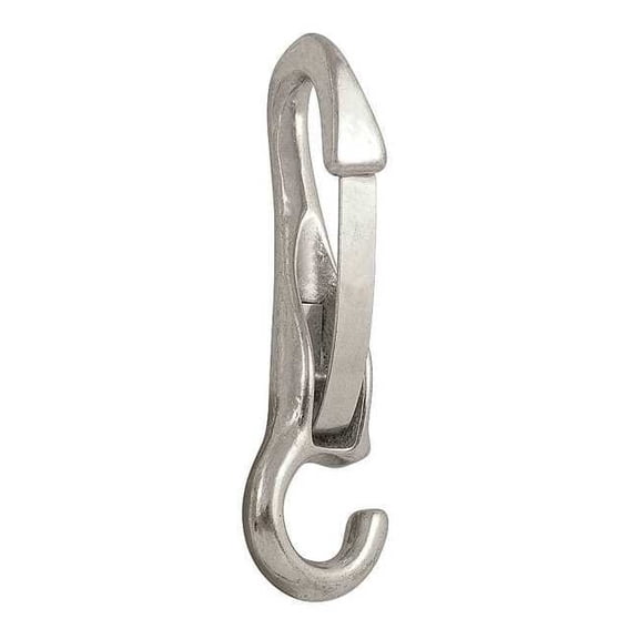 Lucky Line Spring Snap, Iron, 7/16 in Eye Dia,PK10 4GGU8