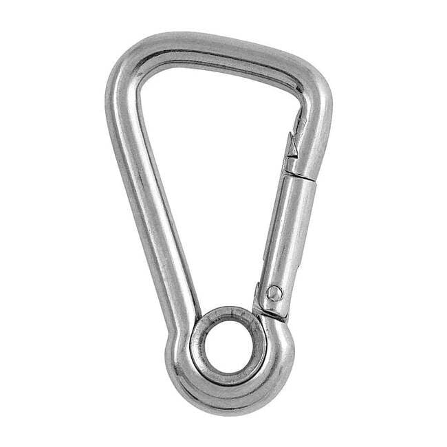 Lucky Line Spring Snap, SS, 3/8 in Eye Dia 4FCR1 - Walmart.com