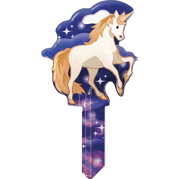 Lucky Line Unicorn Key Shapes Decorative House Key - KW1 B150K Pack of 5