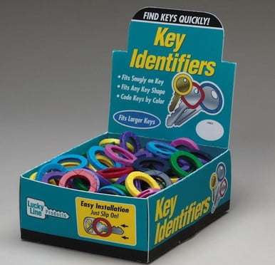 Lucky Line 16615 Key ID Rings, Large 150/Bx