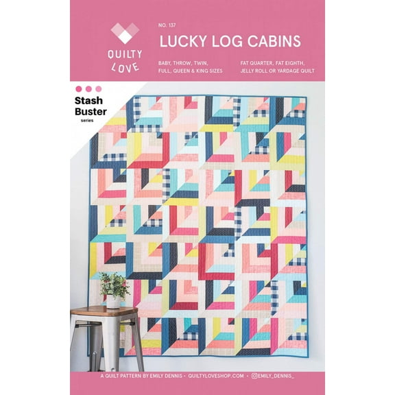 Lucky Log Cabins Quilt Pattern