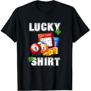 Lucky Lottery, Gambling Fun Lotto T-Shirt, Dk