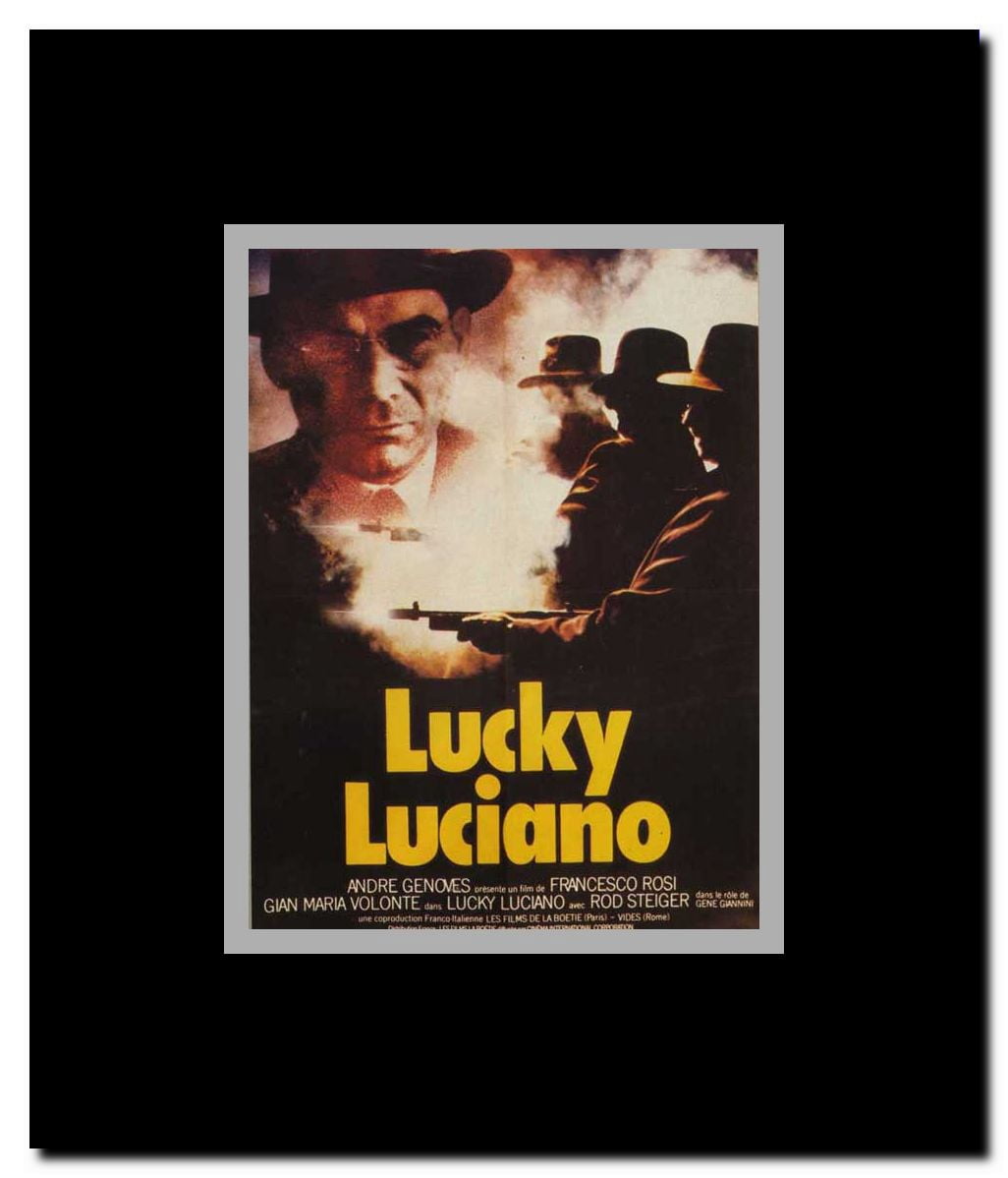 Lucky Luciano Framed Movie Poster