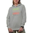 thumbnail image 1 of Lucky, Lucky, Lucky Vibes, St. Patrick's Day Merch Gift, Heather Grey Hooded Sweatshirt or Hoodie, 3XL, 1 of 5