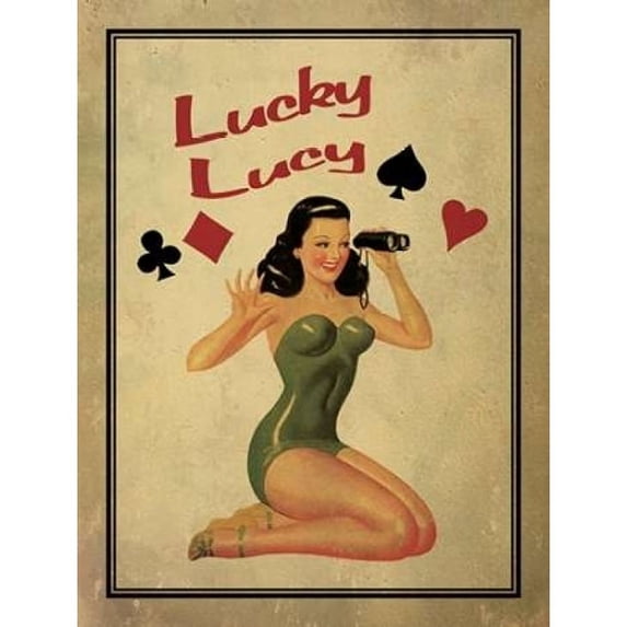 Lucky Lucy Poster Print by Jason Giacopelli