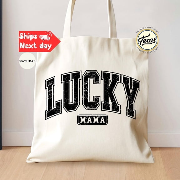 Lucky Mama Tote Bag St Patricks Day Bag