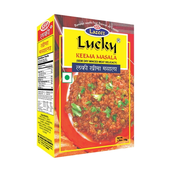 Lucky Masala Keema Indian Seasoning Spice Mix for making minced meat (Pack of 5)