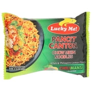 Lucky Me Pancit Canton Chow Mein Noodles Chili Mansi Flavor, 2.12 oz