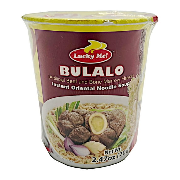 Lucky Me Supreme No Meat Bulalo Cup Pack of 4
