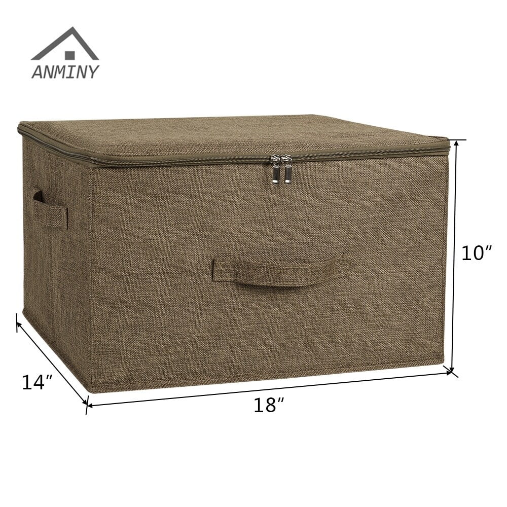 Lucky Foldable Cube Storage Bin Clothes Organizer Boxes with