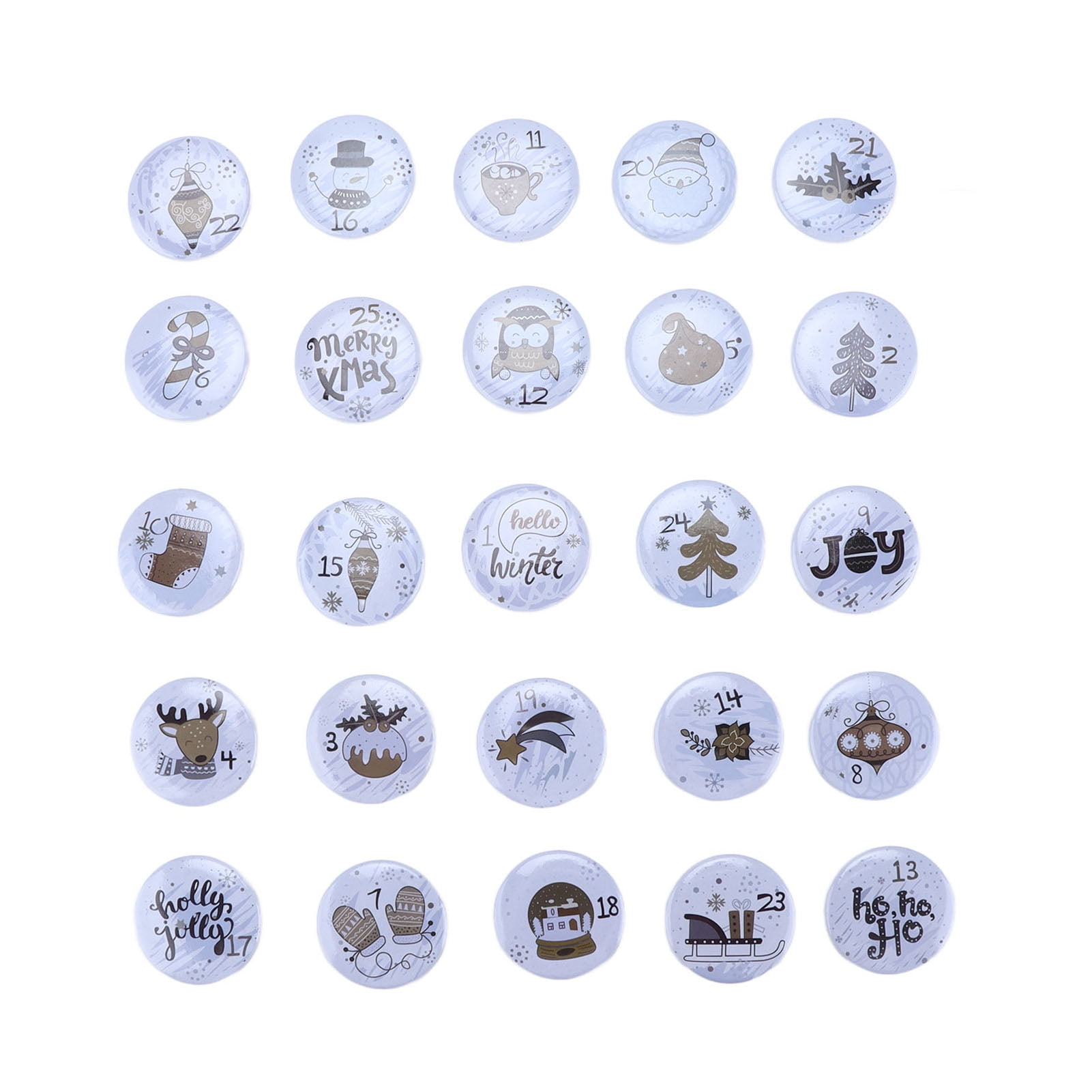 Lucky Number Button Pin Unique Pattern Button Pin Cartoon Advent lucky-number-button-pin-unique-pattern-button-pin-cartoon-advent