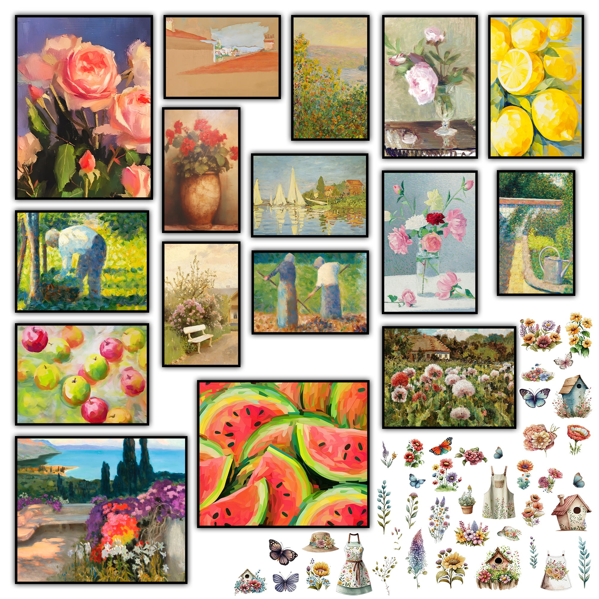 Lucky Numen Cottage Core Decor Whimsical Wall Art Cottagecore Posters ...