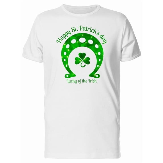 Lucky Of The Irish / Horseshoe T-Shirt Men -Image by Shutterstock, Male x-Large