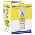 thumbnail image 1 of Lucky One Raspberry Vodka Lemonade, 4 Pack, 12 fl oz Single Serve Cans, 355ml Serving Size, 1 of 8