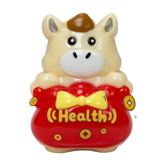 Lucky Pouch Squishy Toys, Slow Rising Cute Fortune Bag Horse, Stress Relief Anxiety Calming Fidget Toys for Adults, Decompression Sensory Squishy Desk Office Gift,As Shown