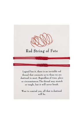 Lucky Red String Bracelet Amulet with Knots Protection Rope,Ideal Gift For Friends,Couples