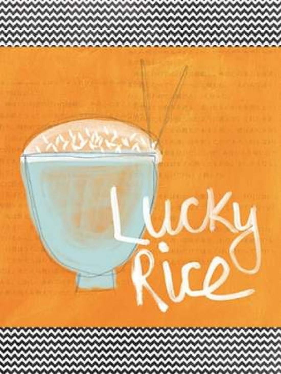Lucky Rice Canvas Art - Linda Woods (18 x 24)