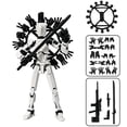 thumbnail image 1 of Lucky Robot 13 Action Figure, 3d Printed T13 Multi-Jointed Movable Robot, Suitable for Collectors, Desktop Decoration,Creative Assembly And Decompression Toys White, 1 of 4