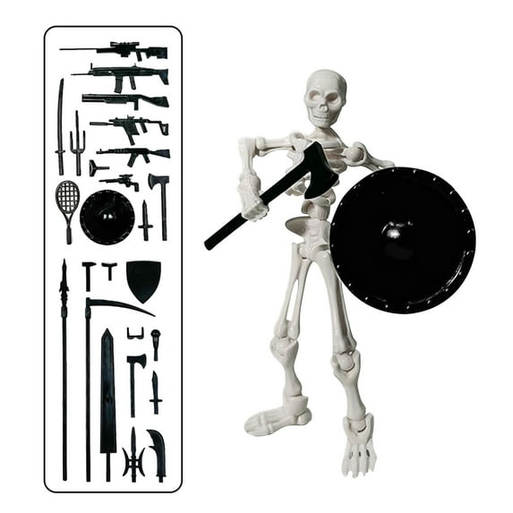 Lucky Robot 13 Action Figure, 3d Printed Toys Multi-Jointed Movable, Suitable for Collectors, Desktop Decoration,Creative Assembly And Decompression Toys F