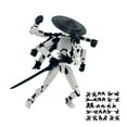 thumbnail image 1 of Lucky Robot 13 Action Figure, Poseable Action Figures with Weapons, T 13 Action Figure for Desktop Decorations,Creative Assembly And Decompression Toys F, 1 of 2
