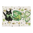 thumbnail image 1 of Lucky Shamrock St. Patrick's Day Placemats, 13x17in Seasonal Spring Table Mats for Party Kitchen Dining Decoration, 1 of 6
