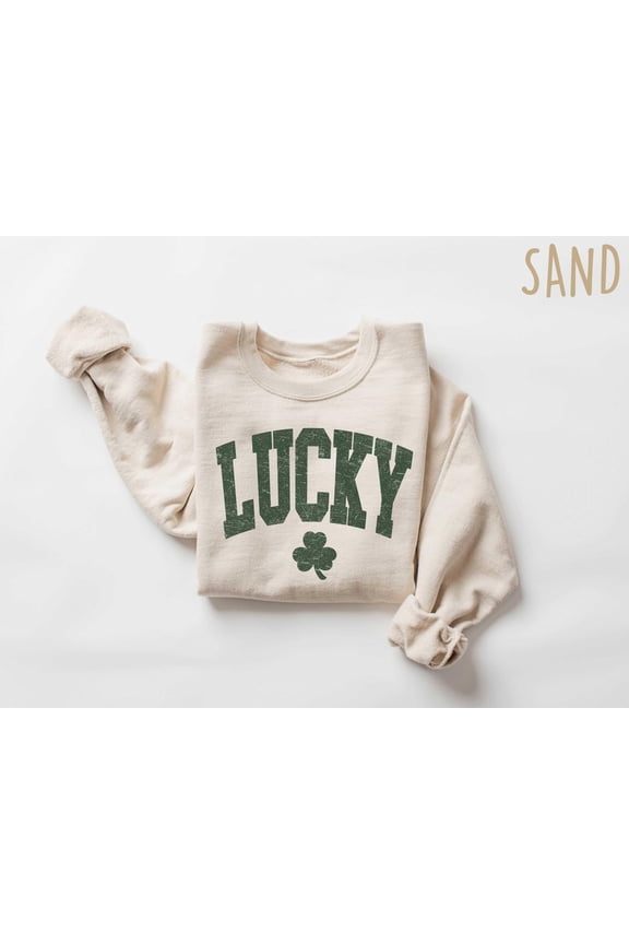 Unisex Sweatshirt – Cute St. Patrick’s Day Crewneck Pullover