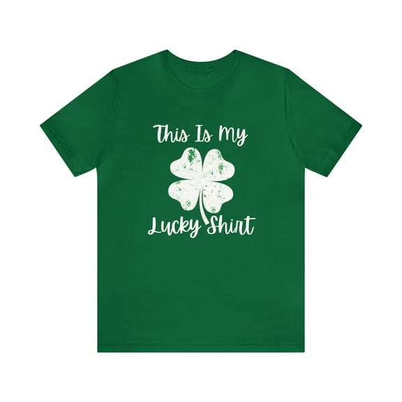 Lucky Shirt, Bella & Canvas, Unisex, Cotton Short Sleeve T-Shirt, XS - 5XL
