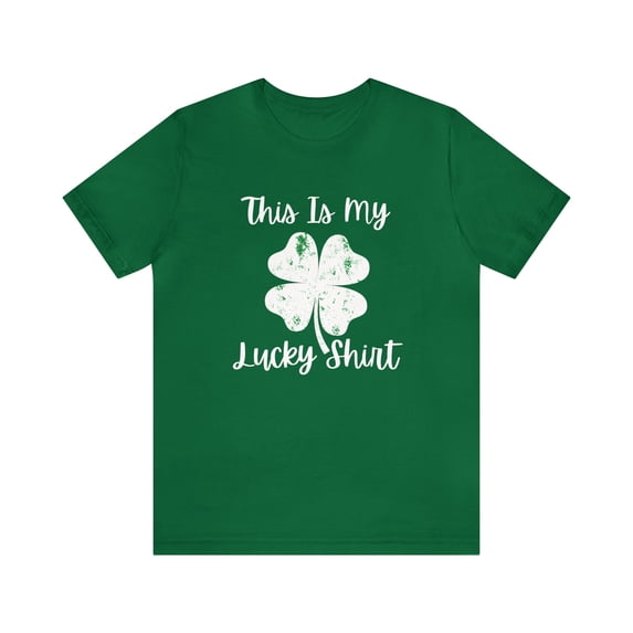 Lucky Shirt, Bella & Canvas, Unisex, Cotton Short Sleeve T-Shirt, XS - 5XL