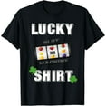 thumbnail image 1 of Lucky Slot Machine, Casino Gambling T-Shirt Lights T-Shirt, 1 of 4