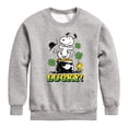 thumbnail image 1 of Lucky Snoopy - Toddler And Youth Crewneck Fleece Sweatshirt, 1 of 6