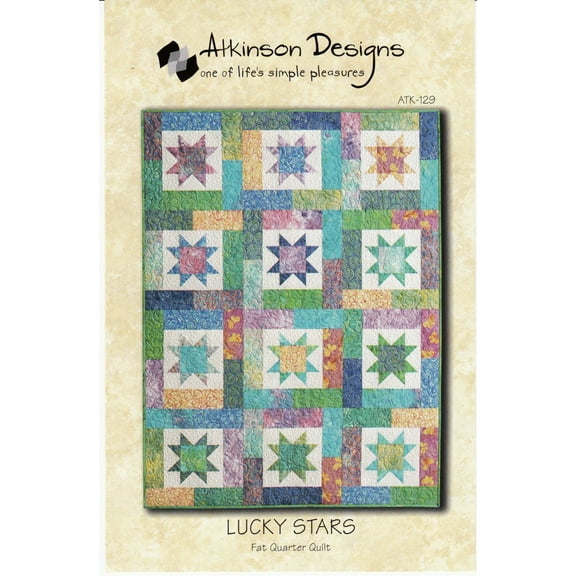 Lucky Stars Quilt Pattern by Terry Atkinson of Atkinson Designs