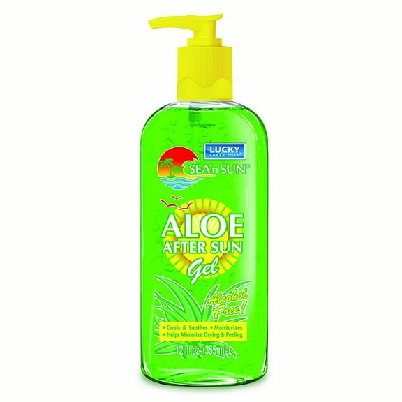 Lucky Super Soft Aloe Vera After Sun Gel, 12 Oz