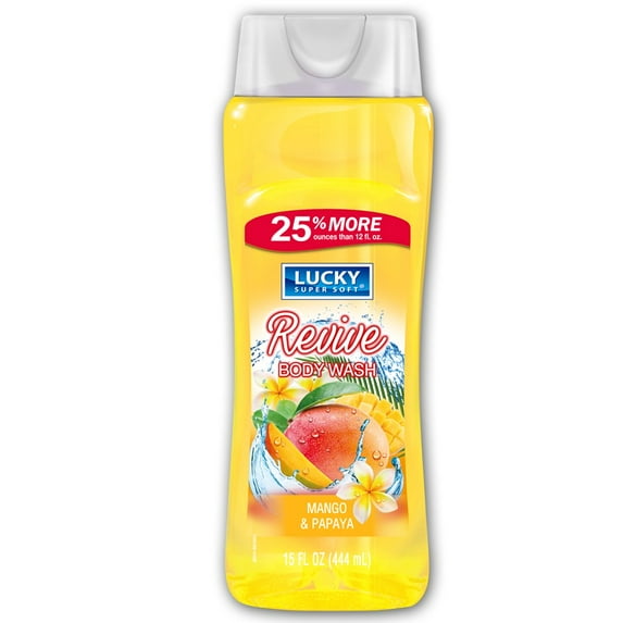 Lucky Super Soft Body Wash, Mango Madness, 15 Oz