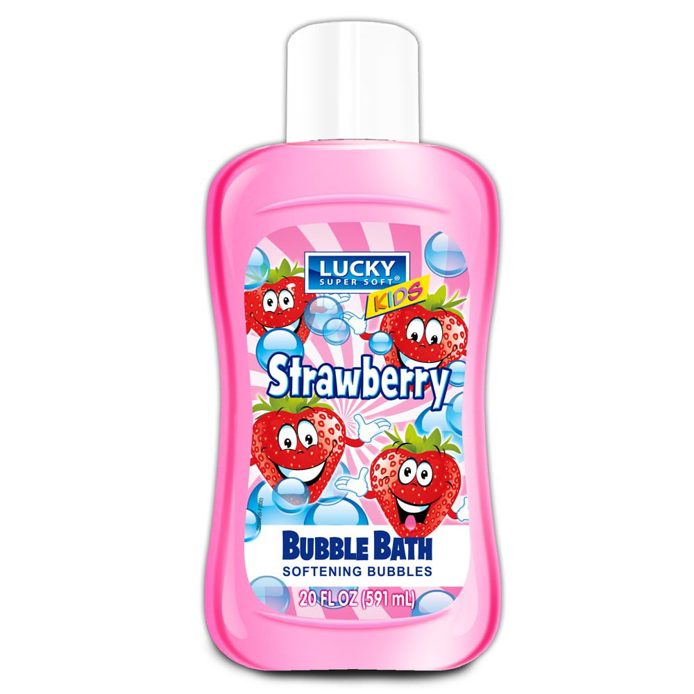 Bulk Kids' Bubble Bath, 20 oz, Strawberry Scented