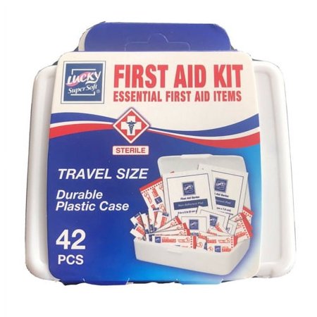 Lucky Super Soft First Aid Kit, 42 Ea, 24 pack