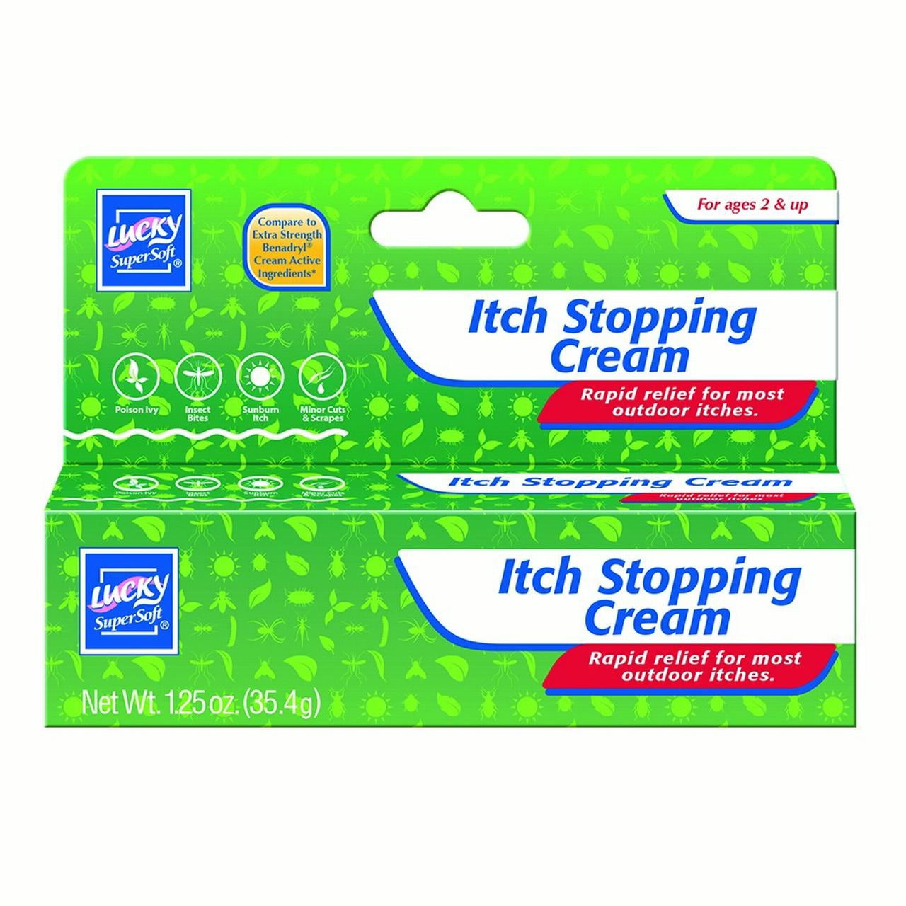 Lucky Super Soft Ointments, Itch Stopping Cream, 1.25 Oz