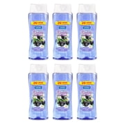 Lucky Super Soft Revive Body Wash. Soothes, Softens and Moisturizes Your Skin. Tropical Water and Acai Fragrance. 15 fl.oz / 444 ml. Pack of 6