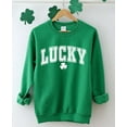 thumbnail image 1 of Lucky Sweatshirt Cute St. Patricks Day Sweatshirt For Women, St Patricks Sweater For Women, Trendy St Patricks Day Crewneck, Tshirt All Size S-5XL, 1 of 5
