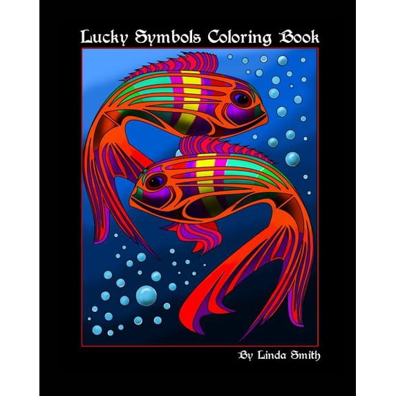 Lucky Symbols Coloring Book (Paperback)