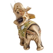 Lucky Thai Elephant Statue Feng Shui Wealth Decoration Resin Sculpture