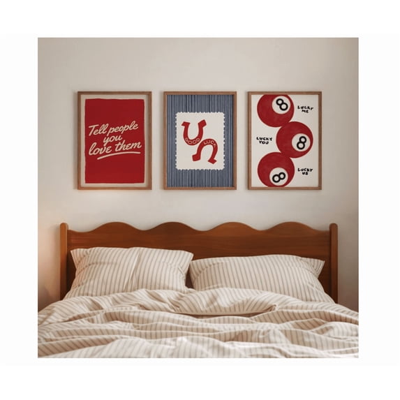 Lucky Things Print Set Tell People You Love Them 8 Ball - Walmart.com