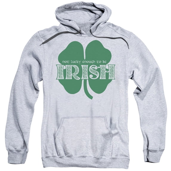 - Lucky To Be Irish - Pull-Over Hoodie - Large