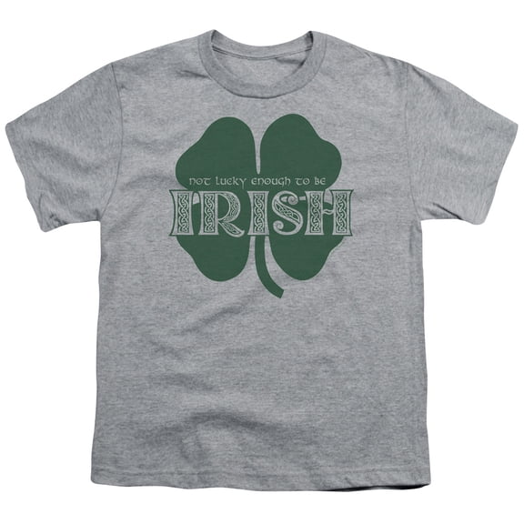 - Lucky To Be Irish - Youth Short Sleeve Shirt - Small