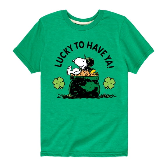 Lucky To Have Ya - Toddler And Youth Short Sleeve Graphic T-Shirt